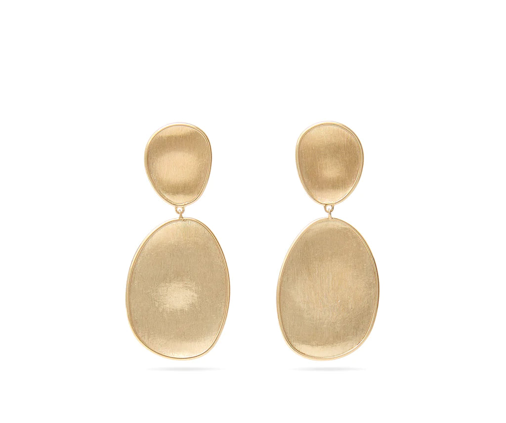 Marco Bicego Lunaria Collection Small Double Drop Earrings