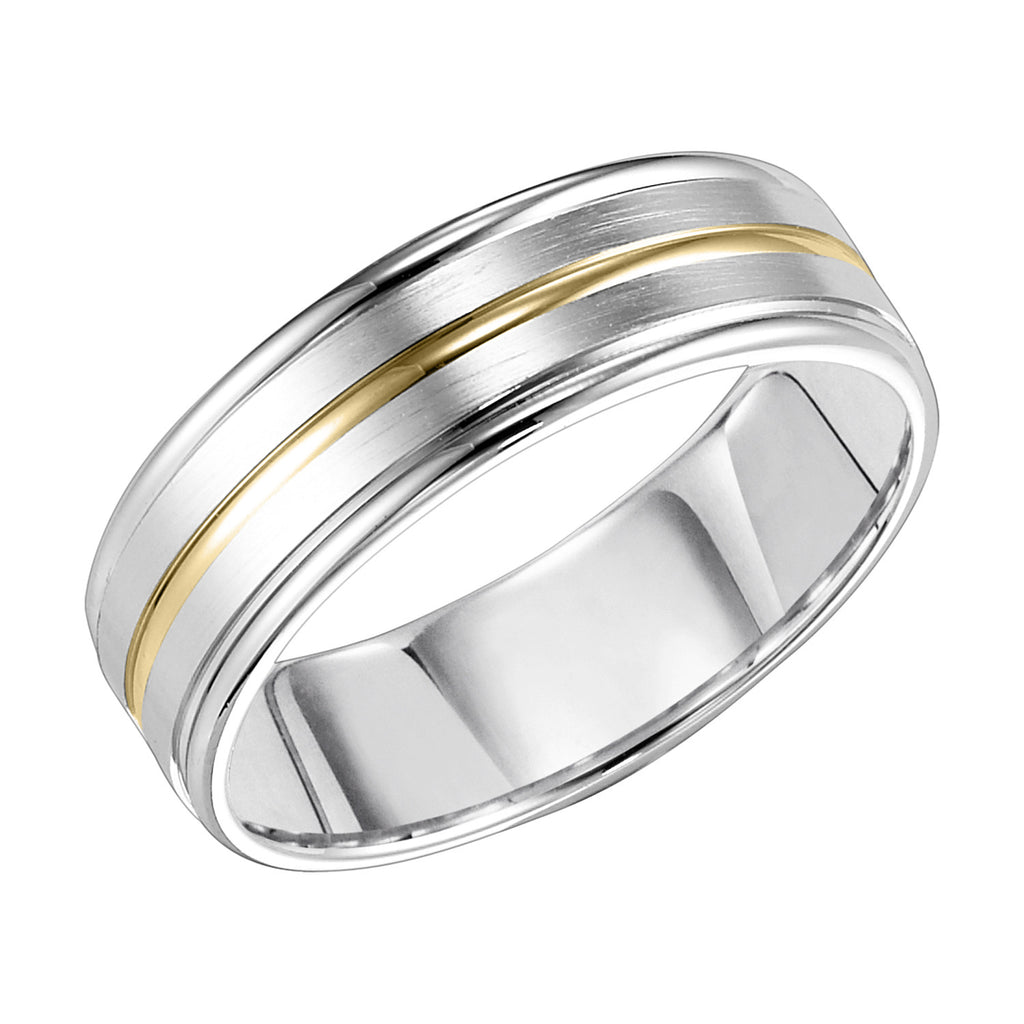 7mm CF Engraved Wed Ring Size 10