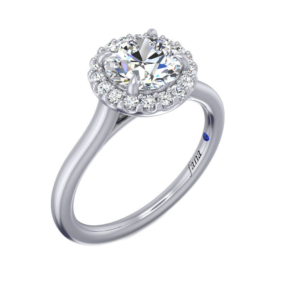 Fana Classic Halo Only Engagement Ring