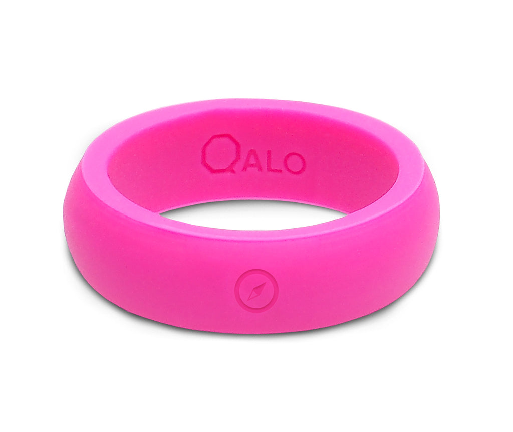 Women's Outdoors Pink Silicone Ring