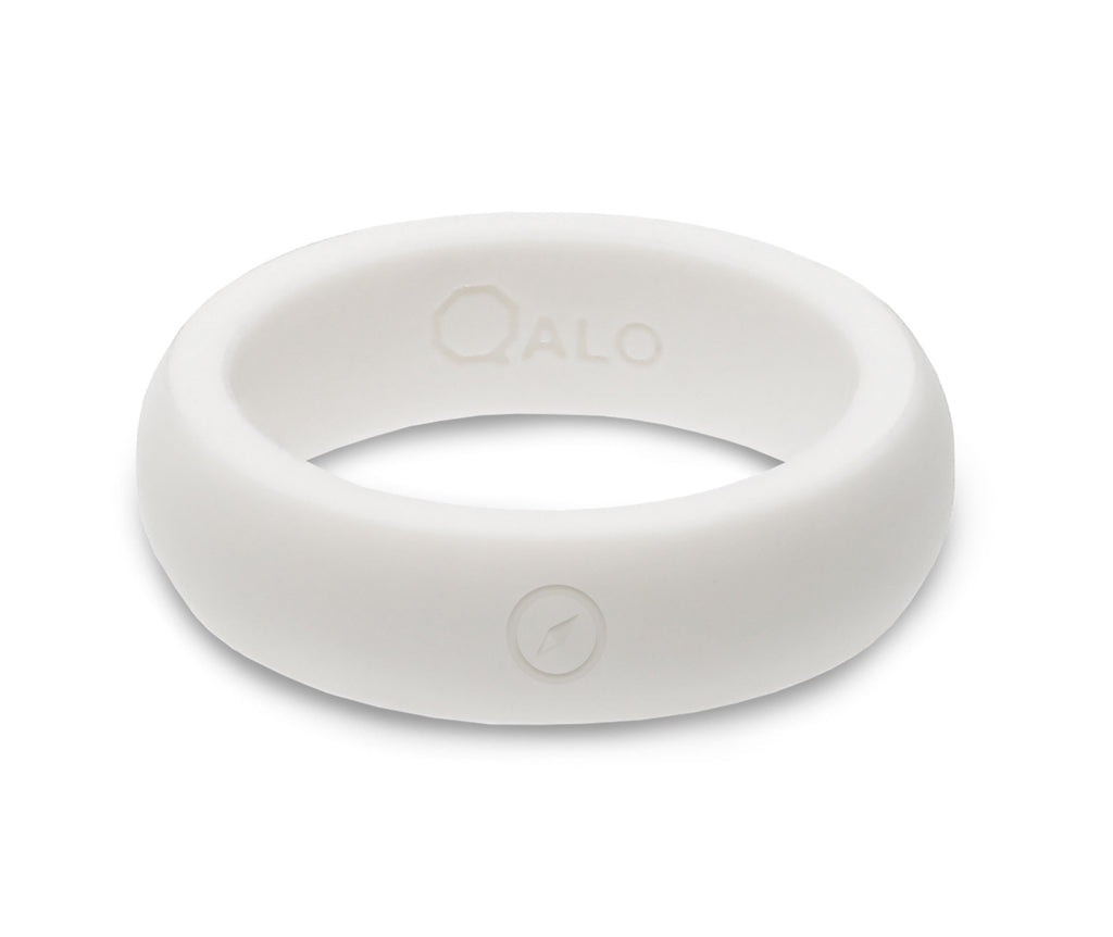 Women's Outdoors White Silicone Ring