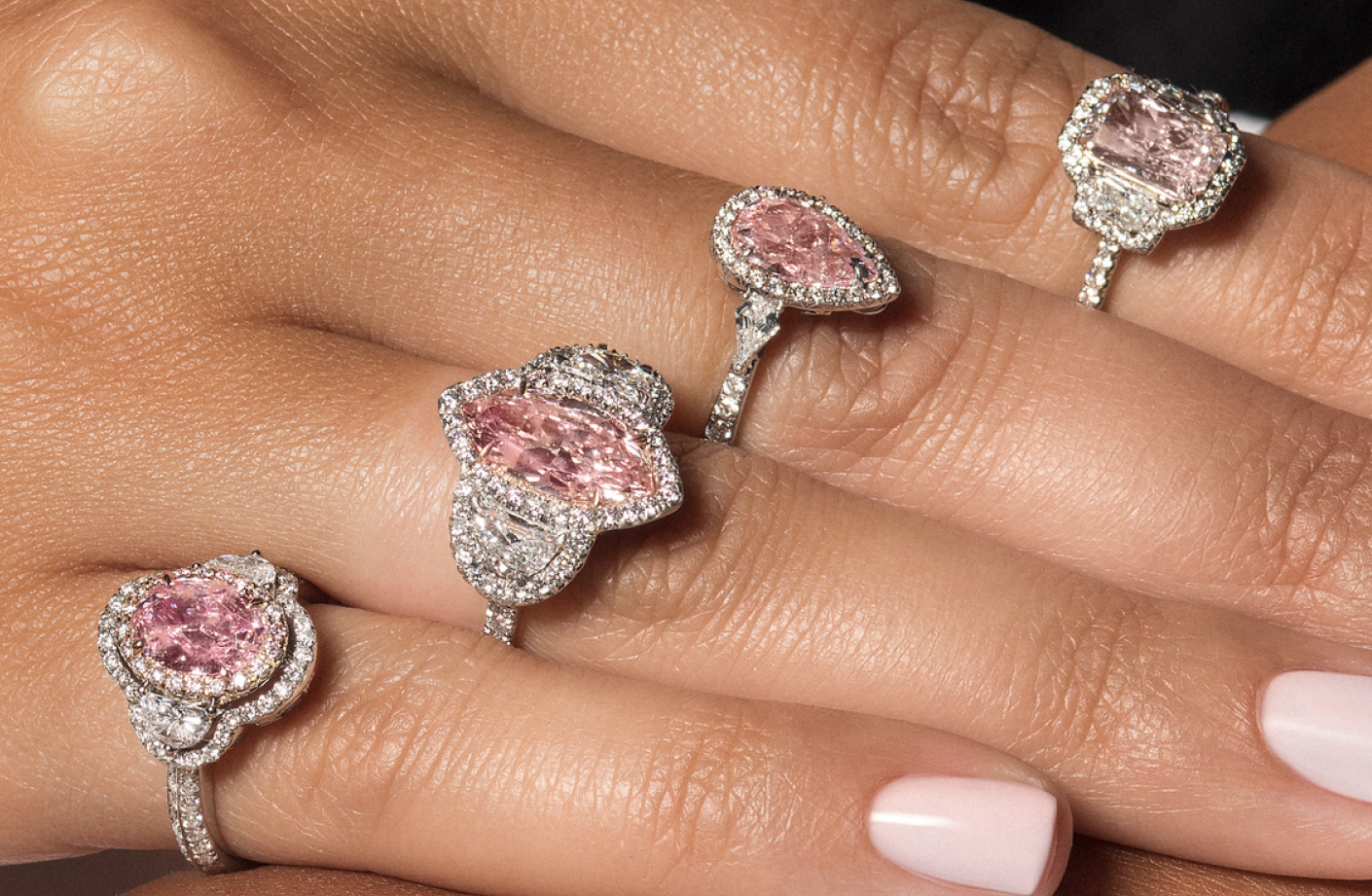 Namdar pink diamond rings in Fayetteville